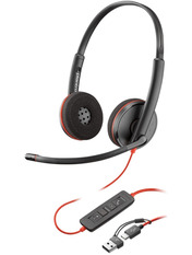 Навушники Poly Blackwire 3220 Black (8X228AA)