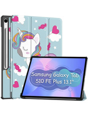 Чохол BeCover Smart Case Samsung Galaxy Tab S10 FE Plus (SM-X620/SM-X626) Unicorn Різнобарвний Unicorn (713388)