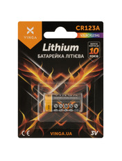 Батарейка Vinga CR123A Lithium 1 1шт (VJLBCR123A1)