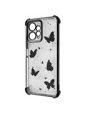 Чохол Wave Winkie для Xiaomi Redmi Note 12 4G Black/Butterfly (6917035824)