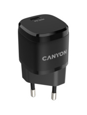Мережевий зарядний пристрій Canyon H-20 Black (1 USB-C) 20W Black 1 USB-C 20 Відсутній