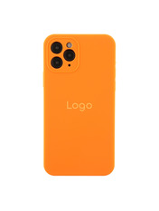 Чохол Silicone Case Square Full Camera для Apple iPhone 11 Pro Max Orange Orange (6915824037)