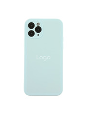 Чохол Silicone Case Square Full Camera для Apple iPhone 11 Pro Max Sky Blue Sky Blue (6972830514)