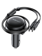 Автомобільний зарядний пристрій ACEFAST B13 53W 1 USB-A + 1 USB-C Black