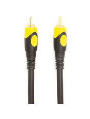 Кабель передачі відео PowerPlant 1RCA (M) to 1RCA (M) 1,5m Black (CA911721)