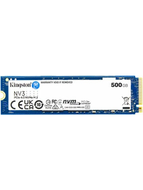 SSD накопичувач Kingston NV3 M.2 2280 500GB PCI Express 4.0 x4 (SNV3S/500GBK)