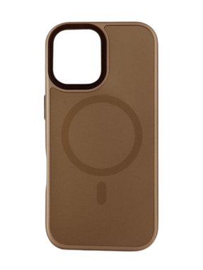 Чохол BeCover FIBRA ArcLine Case with MagSafe для Apple iPhone 17 Brown (715373)