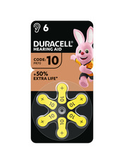 Батарейка Duracell ZA (для слухових апаратів) Zinc Air 6шт (5007510)