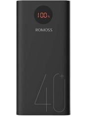 Павербанк Romoss PEA40 1xUSB-C + 2xUSB-A 22.5 40000 Black 22,5W 40000mAh Black (PEA40-152-2111H)
