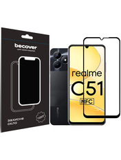Захисне скло BeCover для Realme C51 глянсове (710301)