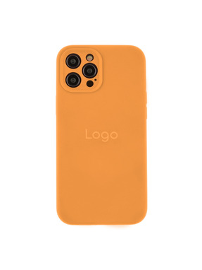 Чохол Silicone Case Full Size with Frame для Apple iPhone 12 Pro Papaya (6957318042)