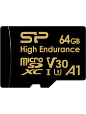 Карта пам'яті Silicon Power 64 ГБ microSDHC 64GB UHS-I U3 + SD-adapter (SP064GBSTXDV3V1HSP)