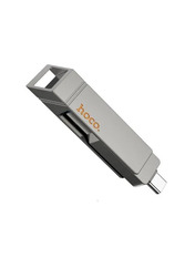 USB накопичувач Hoco UD14 Clever 64 ГБ 64GB Grey (6942007611534)