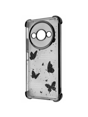 Чохол Wave Winkie для Xiaomi Redmi A3 Black/Butterfly (6982105473)