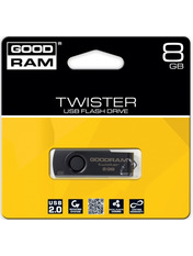 USB накопичувач Goodram Twister 16GB Black (PD16GH2GRTSKKR9) USB 2.0 16 ГБ