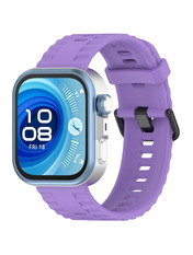 BeCover Ribbed Tape Huawei Watch Fit 3 Фіолетовий Purple (714114)