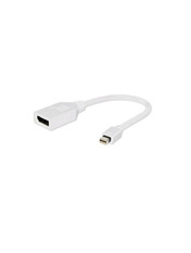 Відео адаптер Cablexpert DisplayPort (M) to DisplayPort White (A-mDPM-DPF-001-W)