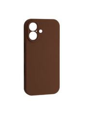 Чохол Silicone Case Camera Protective для Apple iPhone 17 Brown