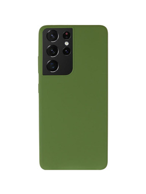 Чохол Ummi Silicone Cover Lakshmi (AA) для Samsung Galaxy G998 S21 Ultra Dark Green (6948152730)