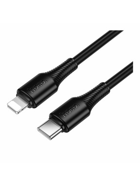 Кабель синхронізації Hoco X120 Type-C to Lightning 27W 1m Black