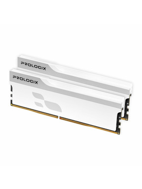 Оперативна пам’ять ProLogix Onyx White DDR4 32GB (kit 2*16GB) 3600MHz (PRO32GB3600YW4K)