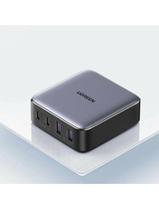 Мережевий зарядний пристрій Ugreen CD327 65 Grey Відсутній 2 USB-A + 2 USB-C (2 USB-A + 2 USB-C) 65W Grey (UGR-90747)