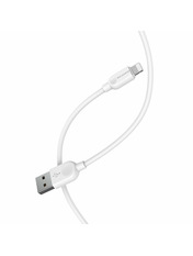 Кабель синхронізації Borofone BX14 LinkJet USB to Lightning 1 1m White