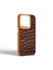 Чохол Harder Snake Pattern для Apple iPhone 14 Pro Orange