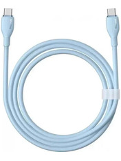 Кабель синхронізації Baseus Foamed Silicone Type-C to Type-C Blue 1 Ні 100W 1m Blue (E0426702)