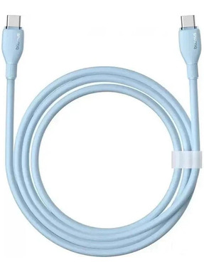 Кабель синхронізації Baseus Foamed Silicone Type-C to Type-C 100W 1m Blue (E0426702)