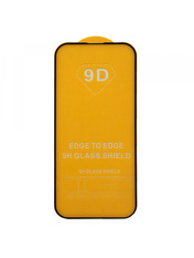 Захисне скло 9D для Apple iPhone 15 Pro Max Black (OEM) глянсове