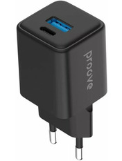 Мережевий зарядний пристрій Proove Pocket GaN 1 USB-A + 1 USB-C Black 30 (1 USB-A + 1 USB-C) 30W Black (WCPG30110001)