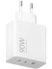 Мережевий зарядний пристрій Xiaomi HyperCharge (GaN) (1 USB-A + 2 USB-C) 90W White (BHR087MEU)