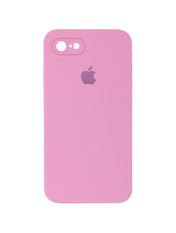 Чохол Silicone Case Square Full Camera для Apple iPhone 6/6S Light Pink