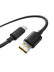 Кабель синхронізації Baseus Foamed Silicone Comic USB to Type-C 100W 2m Space Black (E0426804)