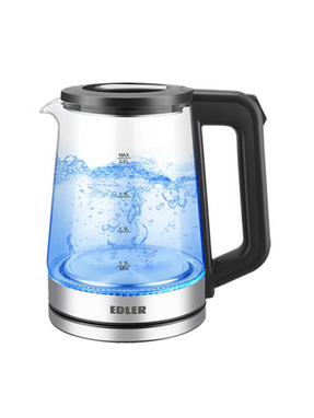 Електрочайник Edler EK5025 Black/Silver (EK5025BPG)