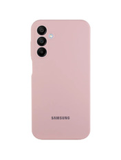 Чохол Silicone Cover Full Camera with logo для Samsung Galaxy A16 A166 Pink Sand