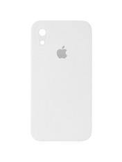 Чохол Silicone Case Square Full Camera для Apple iPhone XR White