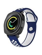 BeCover Nike Style Xiaomi Amazfit/Samsung 22 mm Синій Blue/White (705815)