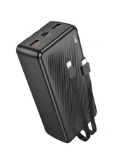 Павербанк Borofone BJ57B Graceful 1xUSB-C + 2xUSB-A 22,5W 30000mAh Black