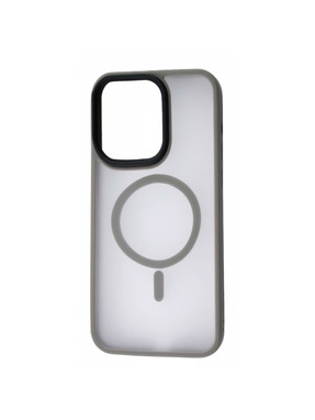 Чохол Wave Matte Insane Case with Magnetic Ring для Apple iPhone 15 Pro Max Grey (6938102754)