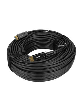 Кабель передачі відео Dtech v.2.1 HDMI to HDMI 30m Black (DT-HOF8030)