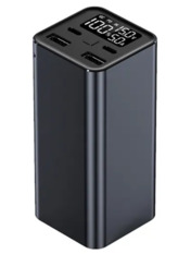 Павербанк Atria WPD-65 2xUSB-C + 2xUSB-A 65W 20000mAh Black