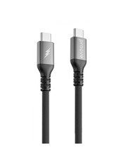 Кабель синхронізації Proove  Regen SiliconeType-C to Type-C Black 2 60W 2m Black (CCRS60002221)