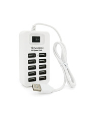 USB-хаб Pino 10 USB 2.0 USB-A (10xUSB 2.0) Black (05730)