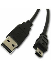 Кабель синхронізації ATcom USB to miniUSB Чорний 0,8m Чорний (03793)