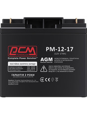 Акумулятор для ДБЖ PowerCom AGM 12V 17Ah 17