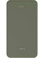 Павербанк Hama Colour 20 1xUSB-C + 1xUSB-A 15 20000 Green 15W 20000mAh Green (201716)