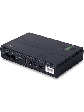 ДБЖ для роутера Andes DC UPS 1018P 3хDC+PoE+USB OUT 18W 10400mah Li-Ion 5V/9V/12V/15V/24V Black (DC1018P)
