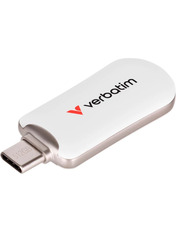 USB накопичувач Verbatim Plectra White 512 ГБ USB Type-C 512GB White (30231)